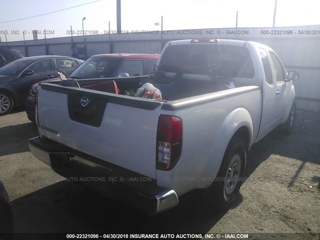 1N6BD0CT4DN752230 - 2013 NISSAN FRONTIER S/SV WHITE photo 4