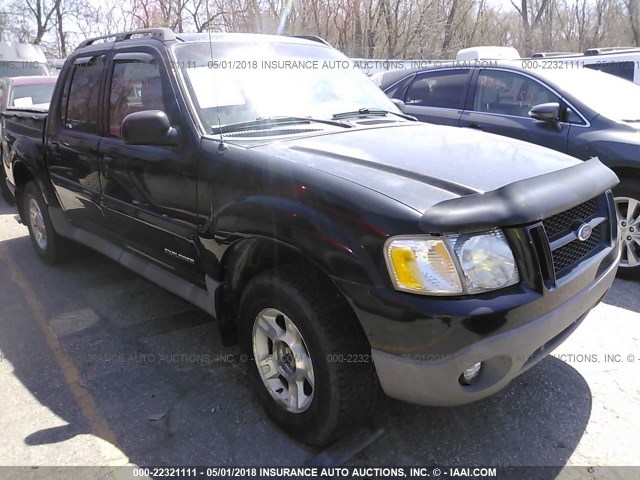 1FMZU77E61UB72691 - 2001 FORD EXPLORER SPORT TR  BLACK photo 1