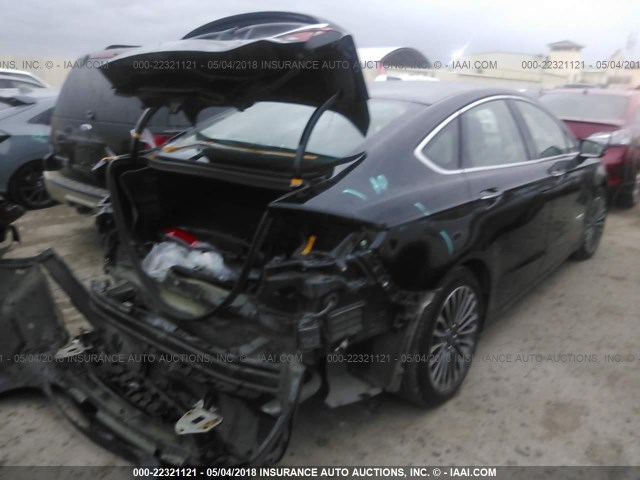 3FA6P0SU5HR147471 - 2017 FORD FUSION TITANIUM PHEV BLACK photo 4