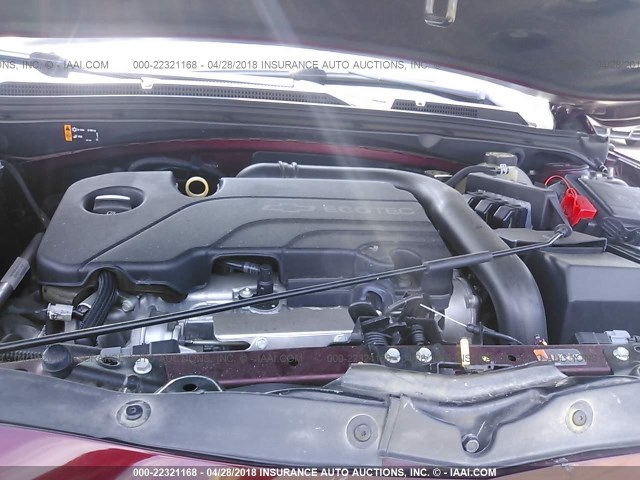 1G1ZB5ST0GF301731 - 2016 CHEVROLET MALIBU LS 勃艮第红 照片 10