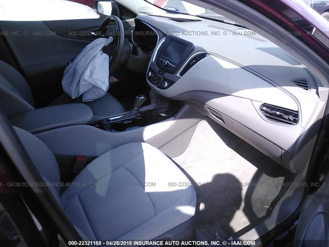 1G1ZB5ST0GF301731 - 2016 CHEVROLET MALIBU LS 勃艮第红 照片 5