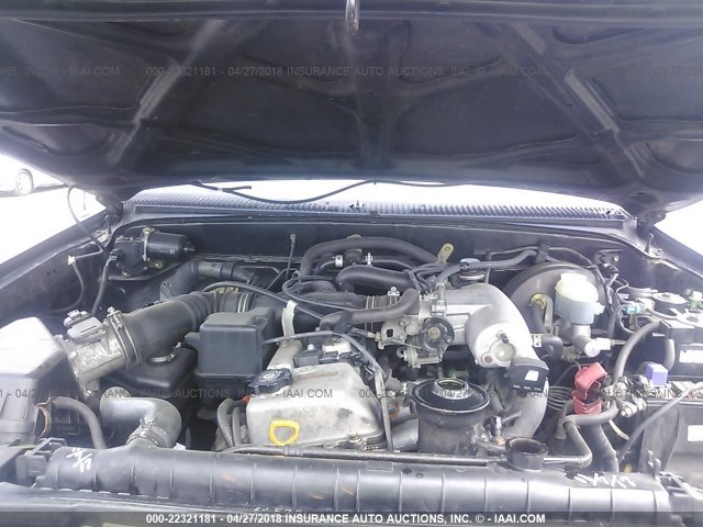 5TESM92NX1Z789303 - 2001 TOYOTA TACOMA XTRACAB PRERUNNER შავი ფოტო 10