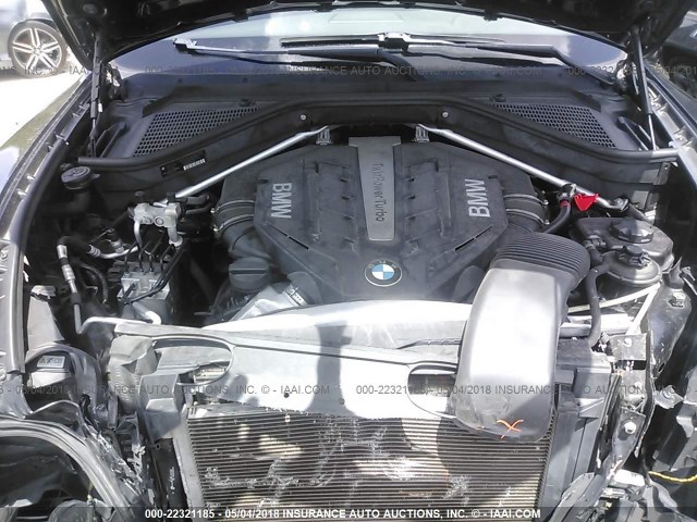 5UXZV8C52D0C15322 - 2013 BMW X5 XDRIVE50I Чорний фото 10