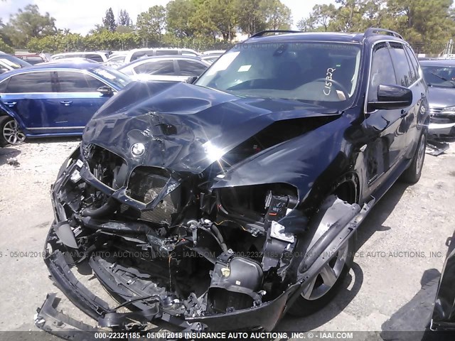 5UXZV8C52D0C15322 - 2013 BMW X5 XDRIVE50I BLACK photo 2