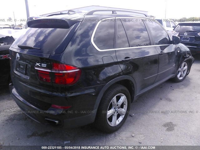 5UXZV8C52D0C15322 - 2013 BMW X5 XDRIVE50I Чорний фото 4
