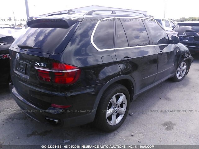 5UXZV8C52D0C15322 - 2013 BMW X5 XDRIVE50I BLACK photo 4