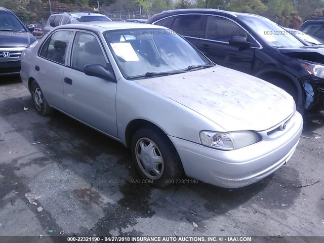 1NXBR12E6XZ275481 - 1999 TOYOTA COROLLA VE/CE/LE SILVER photo 1