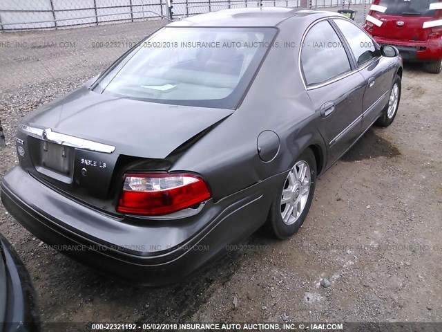 1MEFM55S54A606009 - 2004 MERCURY SABLE LS PREMIUM GRAY photo 4