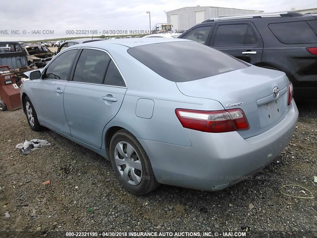 4T1BE46K67U658415 - 2007 TOYOTA CAMRY NEW GENERAT CE/LE/XLE/SE Light Blue photo 3