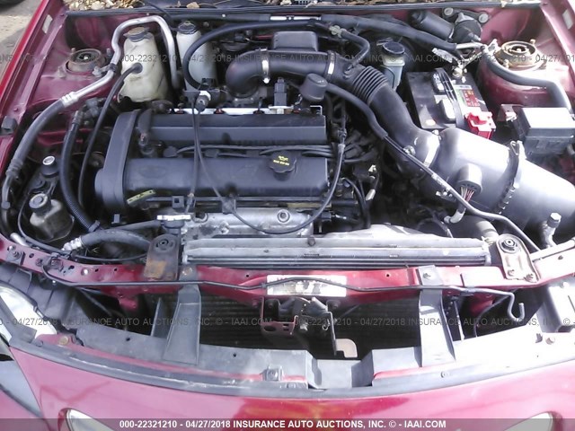 3FAFP11312R119849 - 2002 FORD ESCORT ZX2 RED photo 10