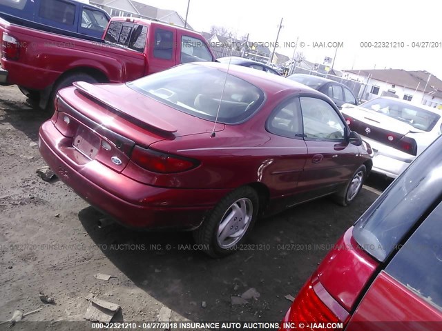 3FAFP11312R119849 - 2002 FORD ESCORT ZX2 RED photo 4