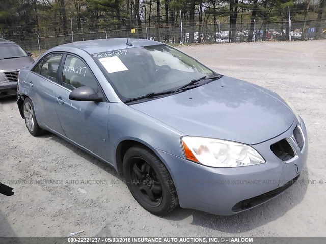 1G2ZG57B384174256 - 2008 PONTIAC G6 SE Light Blue photo 1