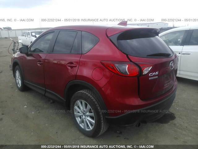 JM3KE2BE0E0328418 - 2014 MAZDA CX-5 SPORT RED photo 3