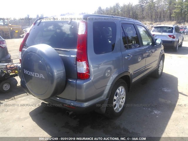 SHSRD78976U424804 - 2006 HONDA CR-V SE/EX GRAY photo 4