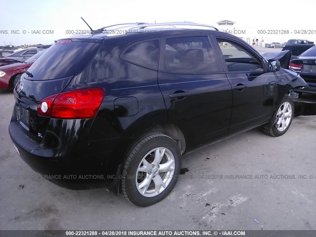 JN8AS58T68W012693 - 2008 NISSAN ROGUE S/SL BLACK photo 4