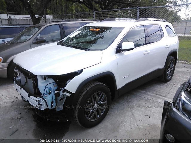 1GKKNMLSXJZ207382 - 2018 GMC ACADIA SLT-1 Biały zdjęcie 2