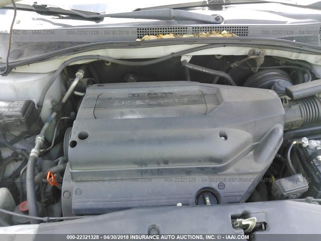 5FNRL18973B009825 - 2003 HONDA ODYSSEY EXL ვერცხლისფერი ფოტო 10