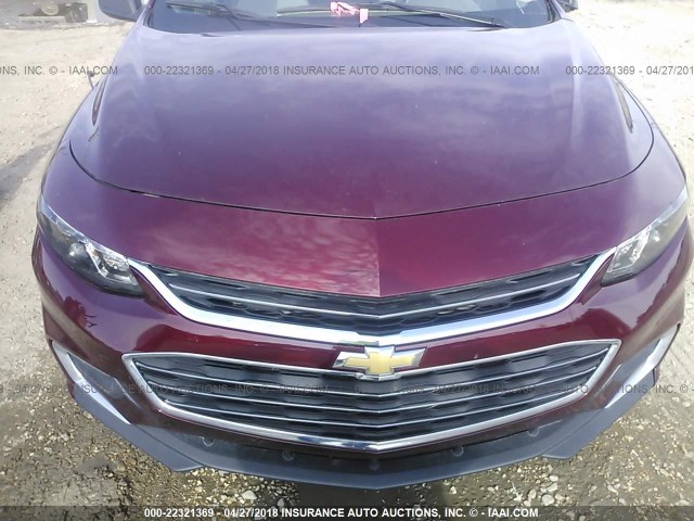 1G1ZB5ST9GF195859 - 2016 CHEVROLET MALIBU LS მუქწითელი ფოტო 6