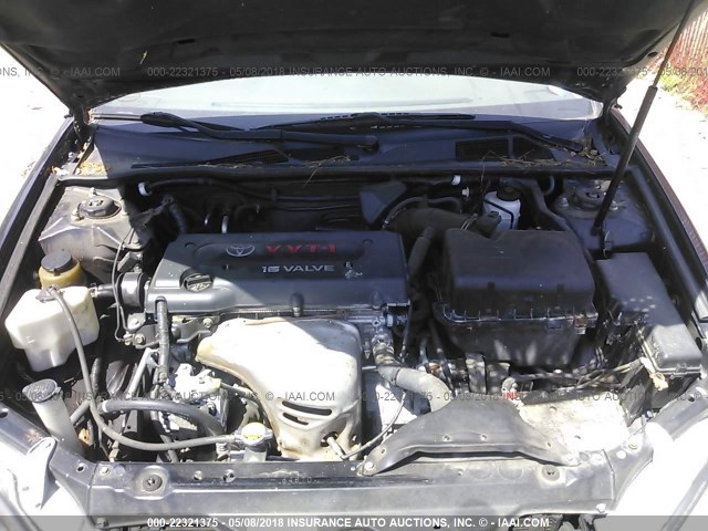 4T1BE32KX3U762335 - 2003 TOYOTA CAMRY LE/XLE/SE იასამნისფერი ფოტო 10