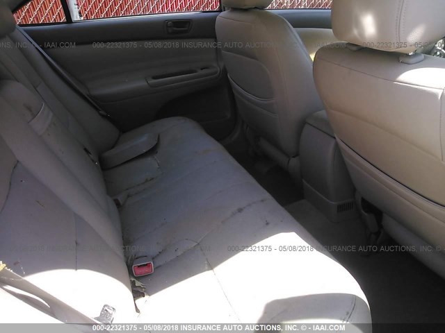 4T1BE32KX3U762335 - 2003 TOYOTA CAMRY LE/XLE/SE იასამნისფერი ფოტო 8