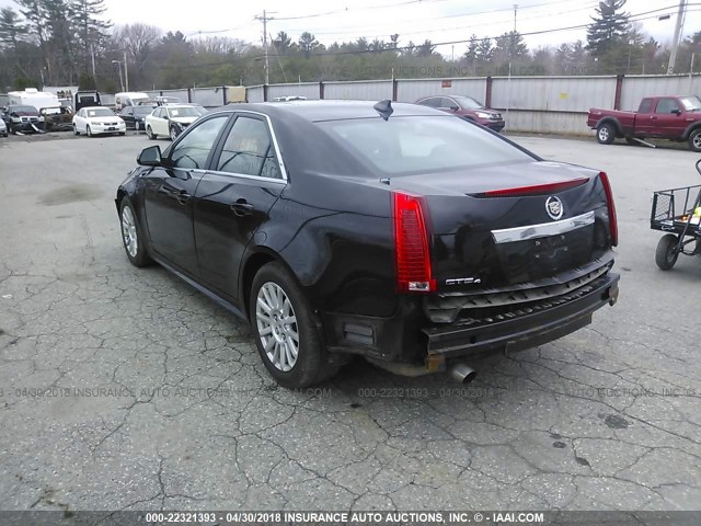 1G6DG5E54C0106232 - 2012 CADILLAC CTS LUXURY COLLECTION BLACK photo 3