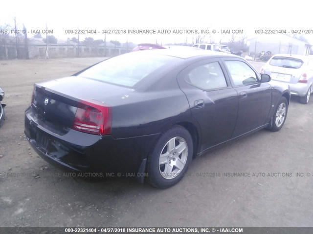 2B3LA43G16H401167 - 2006 DODGE CHARGER SE/SXT BLACK photo 4