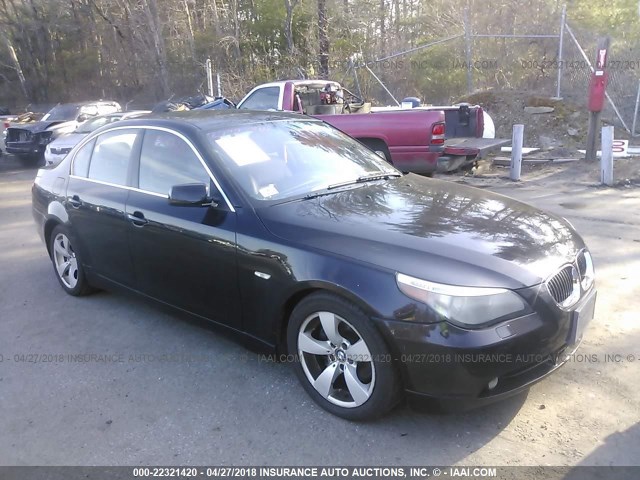 WBANE53576CK87000 - 2006 BMW 525 I BLACK photo 1