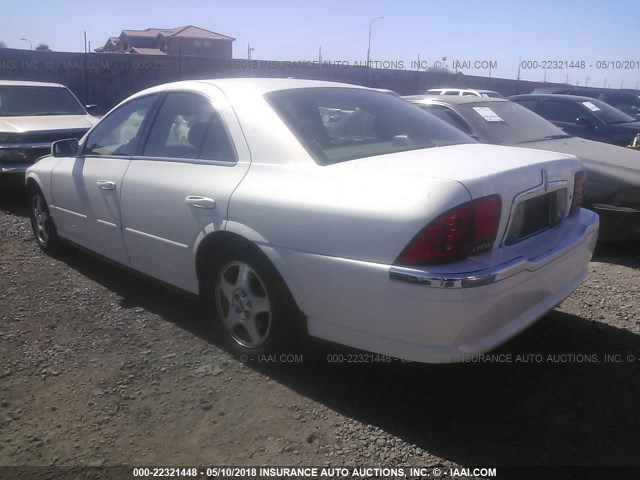 1LNHM87A1YY818138 - 2000 LINCOLN LS 白色 照片 3