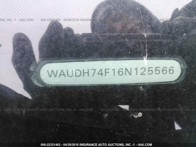 WAUDH74F16N125566 - 2006 AUDI A6 3.2 QUATTRO BLACK photo 9