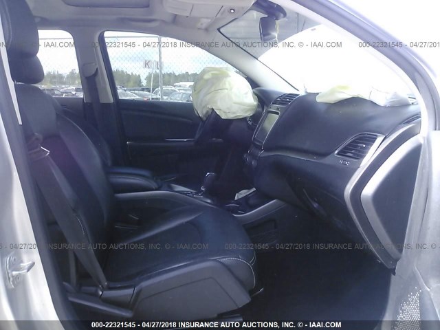 3C4PDCGG5ET303843 - 2014 DODGE JOURNEY CROSSROAD SILVER photo 5