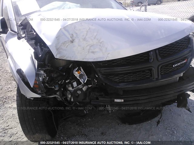 3C4PDCGG5ET303843 - 2014 DODGE JOURNEY CROSSROAD SILVER photo 6