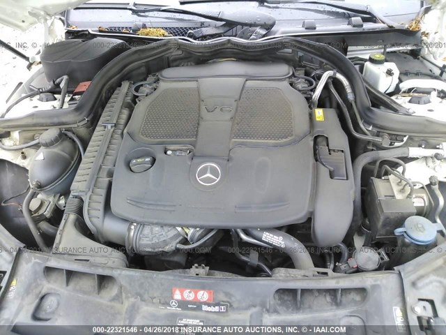 WDDGF5HB2CR194343 - 2012 MERCEDES-BENZ C 350 WHITE photo 10