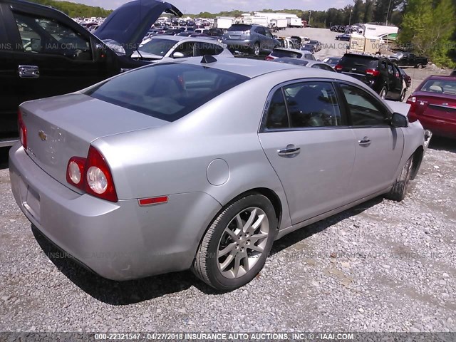 1G1ZE5EU3CF104297 - 2012 CHEVROLET MALIBU LTZ 银色 照片 4