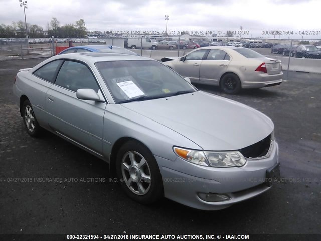 2T1CF28P62C601205 - 2002 TOYOTA CAMRY SOLARA SE/SLE SILVER photo 1