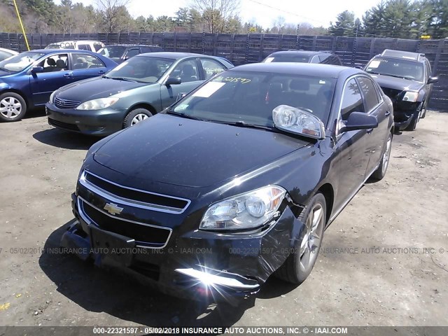 1G1ZC5EB1AF248223 - 2010 CHEVROLET MALIBU 1LT 黑色 照片 2