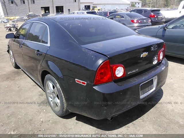 1G1ZC5EB1AF248223 - 2010 CHEVROLET MALIBU 1LT 黑色 照片 3