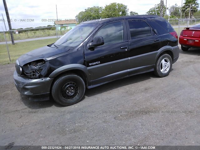 3G5DA03E72S546660 - 2002 BUICK RENDEZVOUS CX BLACK photo 2