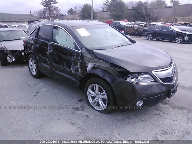 5J8TB4H54FL011784 - 2015 ACURA RDX TECHNOLOGY BROWN photo 1