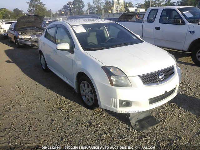 3N1AB6AP2BL710958 - 2011 NISSAN SENTRA 2.0/2.0S/SR/2.0SL WHITE photo 1