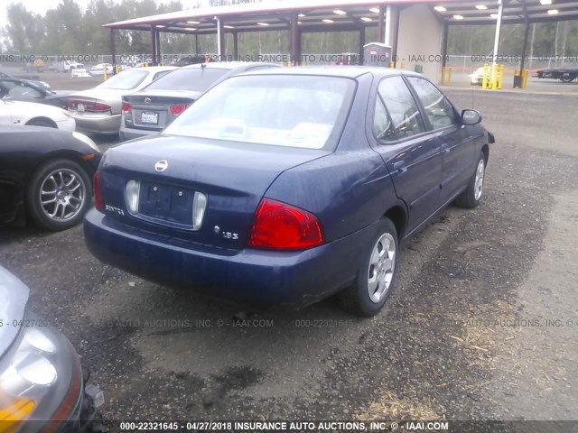 3N1CB51DX5L499523 - 2005 NISSAN SENTRA 1.8/1.8S BLUE photo 4