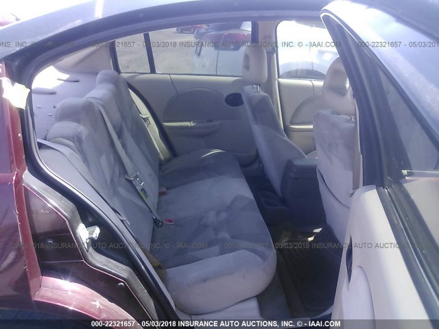 1G8AL52F13Z118014 - 2003 SATURN ION LEVEL 3 RED photo 8