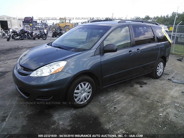 5TDZK23C18S140151 - 2008 TOYOTA SIENNA CE/LE GRAY photo 2