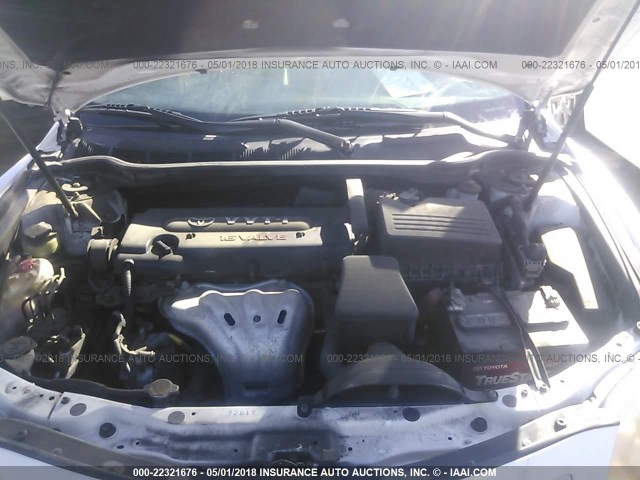 4T1BE46K99U917174 - 2009 TOYOTA CAMRY SE/LE/XLE WHITE photo 10