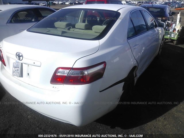 4T1BE46K99U917174 - 2009 TOYOTA CAMRY SE/LE/XLE WHITE photo 4