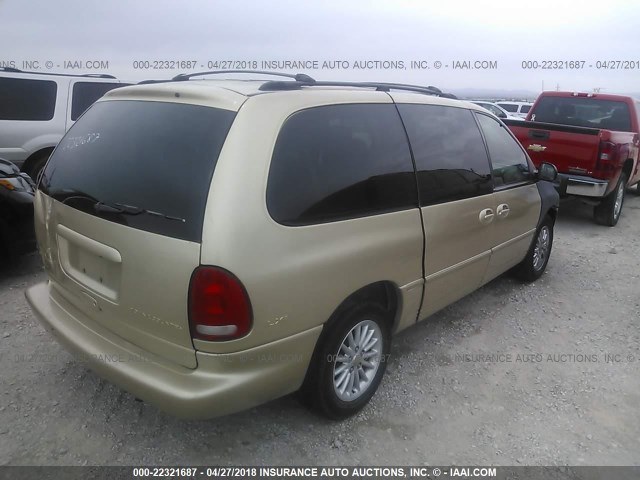 1C4GP54L9XB629797 - 1999 CHRYSLER TOWN & COUNTRY LX/LXI GOLD photo 4