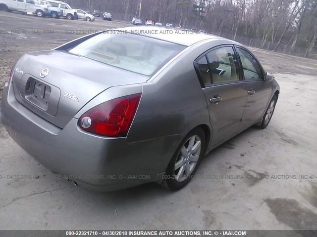 1N4BA41E05C838015 - 2005 NISSAN MAXIMA SE/SL TAN photo 4