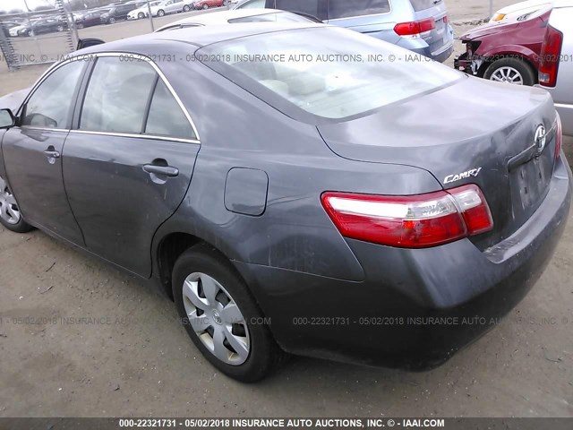 4T1BE46KX7U553165 - 2007 TOYOTA CAMRY NEW GENERAT CE/LE/XLE/SE GRAY photo 3