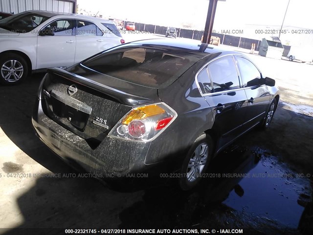 1N4AL2APXBN500312 - 2011 NISSAN ALTIMA S BLACK photo 4