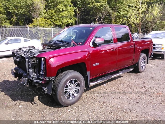 3GCPCREC4EG567683 - 2014 CHEVROLET SILVERADO C1500 LT MAROON photo 2