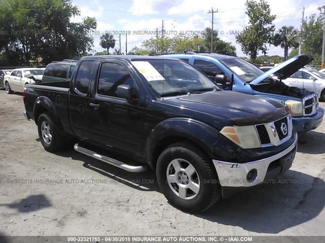 1N6AD06U77C442993 - 2007 NISSAN FRONTIER KING CAB LE/SE/OFF ROAD BLACK photo 1